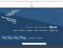 Tablet Screenshot of museocaproni.it